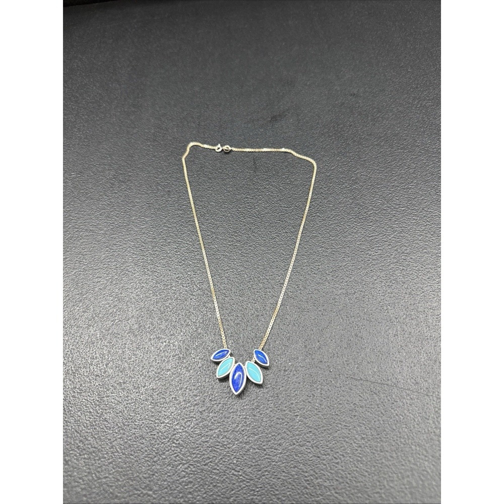 Silver Multi Stone Pendant Necklace For Women India 925